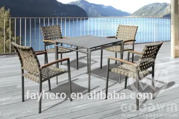 GW4018 Set New design outdoor furniture dining set