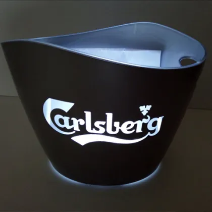 LED ice bucket for beer promotion