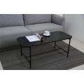 Table basse noire pour bureau ou salon