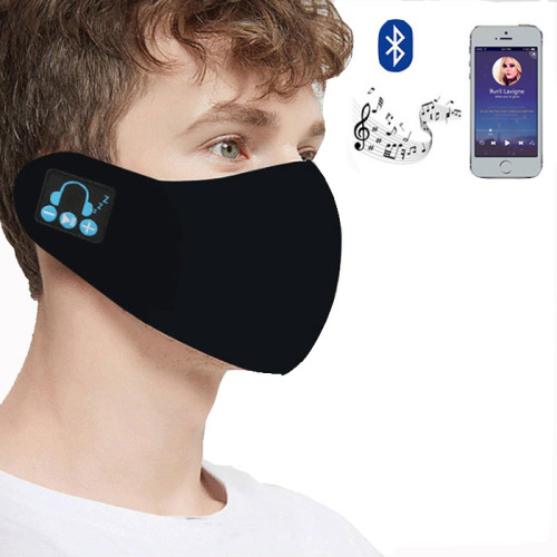 Mikrofon z pałąkiem na głowę i maską na twarz z muzyką Bluetooth