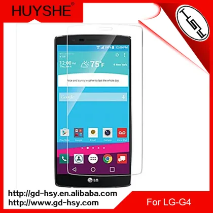 HUYSHE high definition clear tempered glass Screen Protector For lg g4 mobile phone