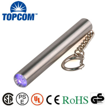 AA UV Keyring Torch Pet Urine Light Black Light UV Keychain Flashlight