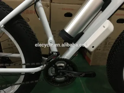 2016 top sale battery powered cycles fat tyre electric bicycle