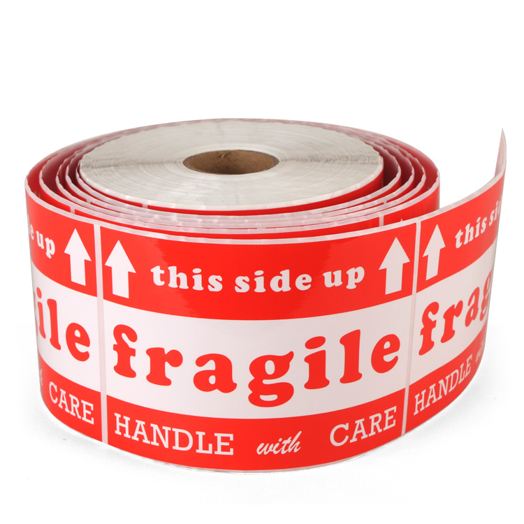Handle with care Shipping Label