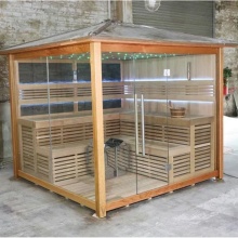 Barrel Sauna Room Cottage Outdoor Sauna Room Manufactory