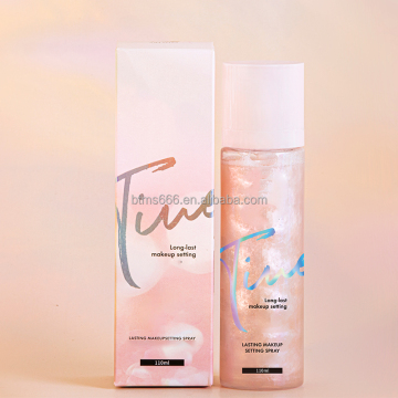 Spray de configuração à prova d'água personalizado com marca própria e logotipo
