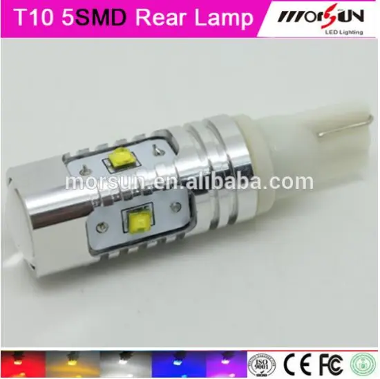 10w LED tail Light Bulbs T10 led Reverse Lamp