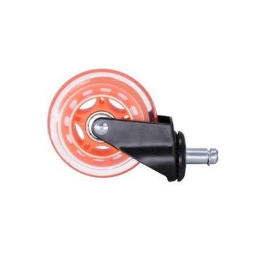 Ersatz orange transparant PU Office Stuhl Caster Wheel