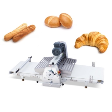 Home -Nutzungstisch -Tischautomatikhandbuch Förderbelt Konditor Croissant Teig Sheeter Maschine