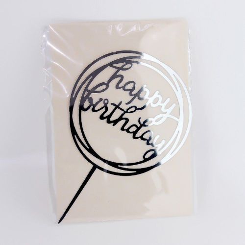 Cute Birthday Acrylic Card Advertising Sign Customize