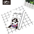 Custom adorable dog style stationery notebook with elastic strap diary