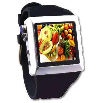 MP4 Watch Player with Music Player, Digital Watch and Voice Recorder