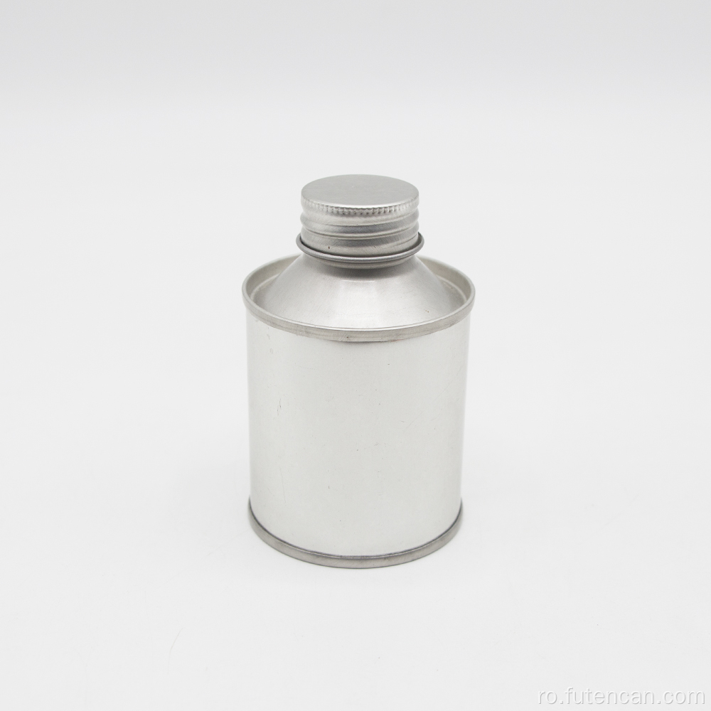 Cutii metalice goale rotunde