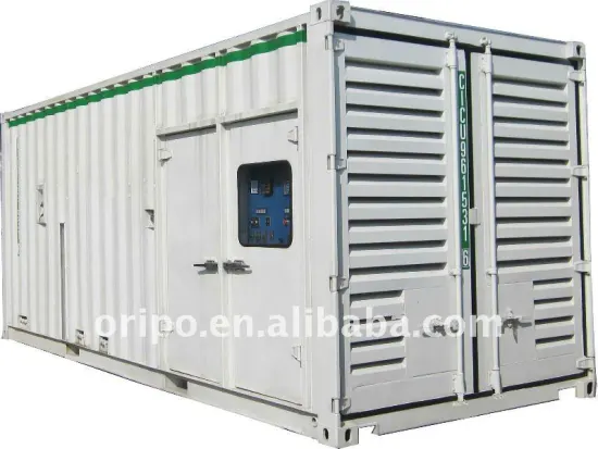 12v cylinder jichai soundproof container generator big power plant wiht one year warranty