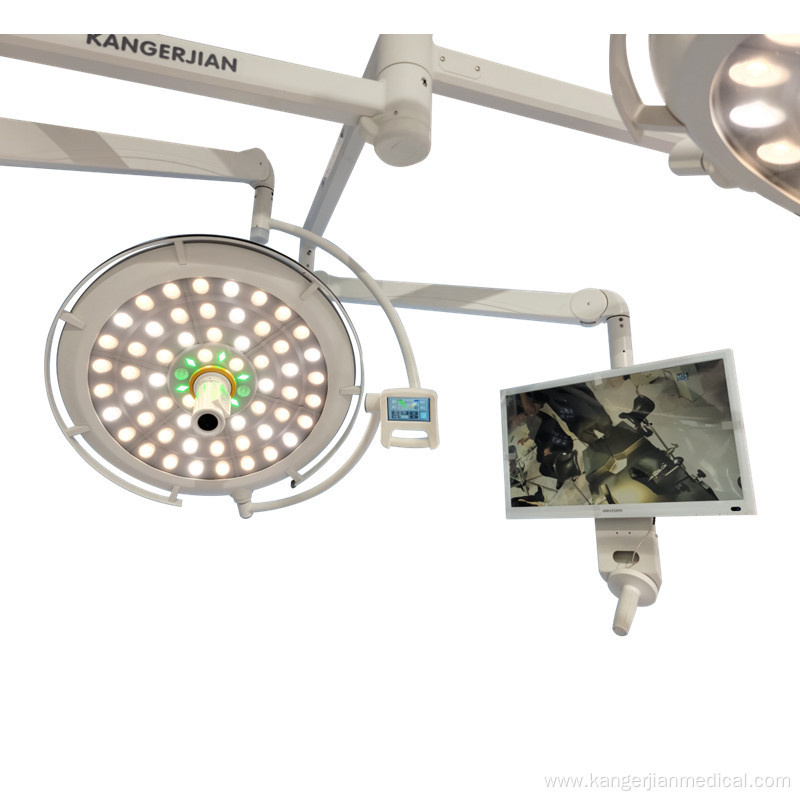 Adjust Color temperature surgical oeprating led lights with camera shadowless operation lamp