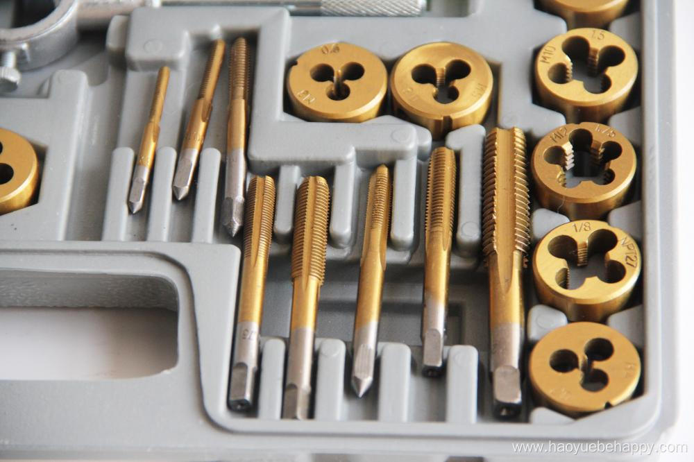 Inch Sizes 40-Piece Tap and Die Set