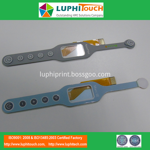 Electric Toothbrush Rubber Keypad Membrane Switch