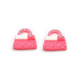 Best Selling Newest Product Colorful Diamond Purse Women Bags Style Flatback Resin Beads Kawaii Cabochons for Craft DIY Charms