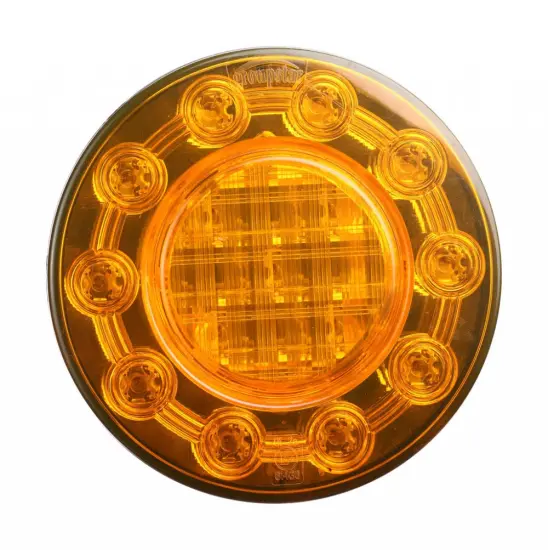 100% Waterproof 4" E4 LED Truck Round Indicator Lamps