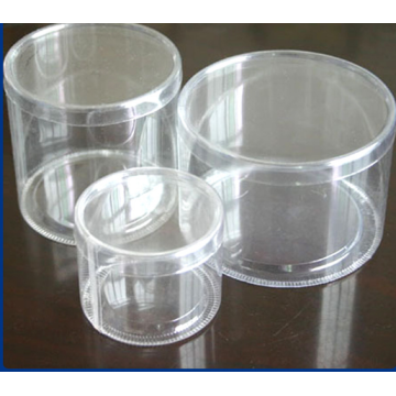 packaging folding box with transparent clear pet film