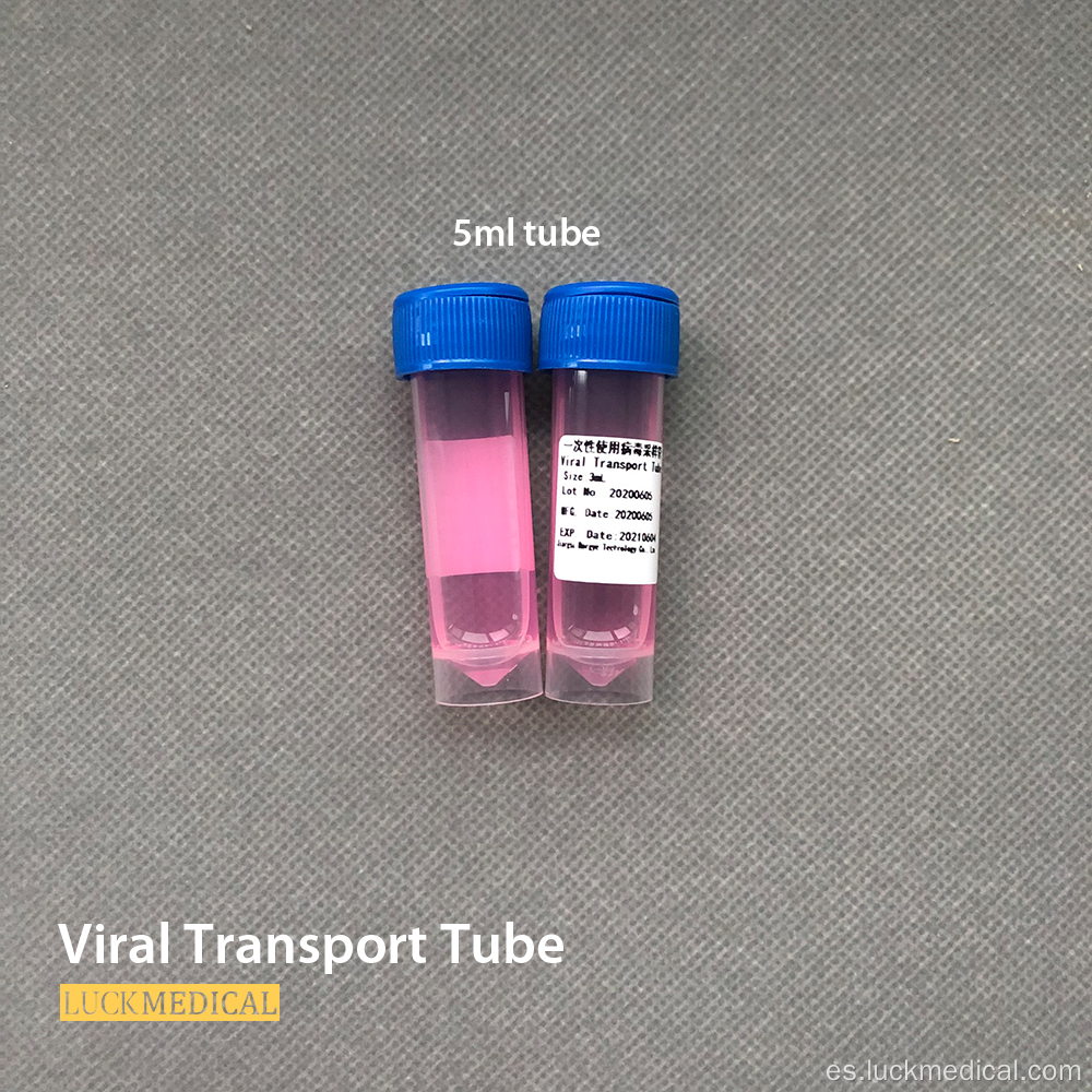 Entrega rápida Tubo de transporte viral oral y hisopo nasal CE