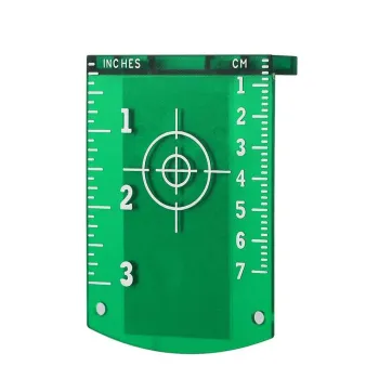 Magnetic Floor Level Laser Target Plate with Stand for Green/Red Beam Laser Levels