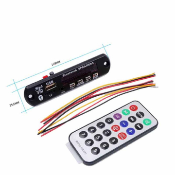 DC 5V Micro USB-питания Bluetooth LCD-экраны MP3-плеера с FLAC, WMA, WAV Decoder, FM Radio и SD-модуль