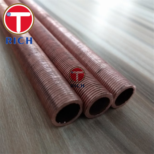 Heat Exchanger Seamless Copper Low Fin Tube B75