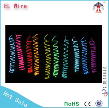 hot sale el wire/colored speaker el wire/ el wire decorative electrochemiluminescence wire