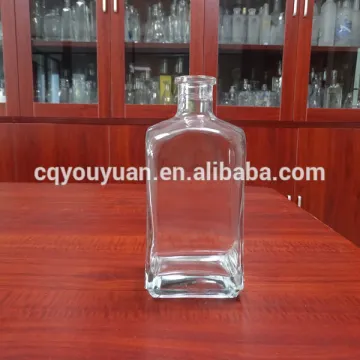 Super flint 750ml liquor clear glass bottles with stopper