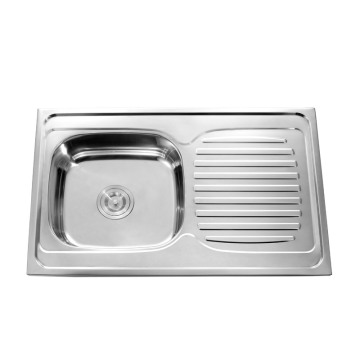 Modern Single Bowl 201/304 Stainless Steel Pressing Kitchen Sinks