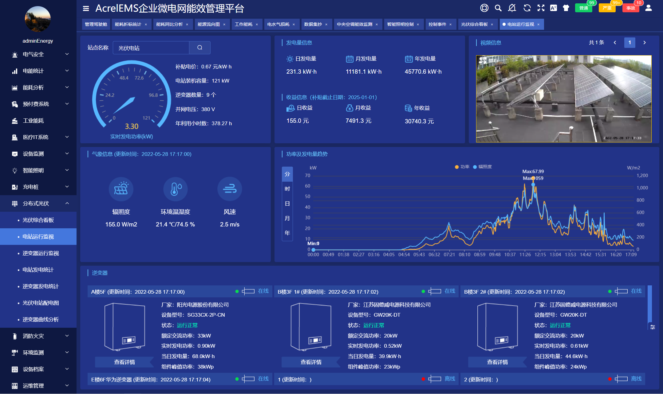 AcrelEMS enterprise microgrid energy efficiency management platform