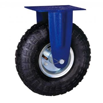 10'' heavy duty industrial pneumatic wheels rigid casters