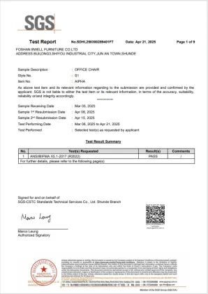 Beautiful symmetrical middle back net chair