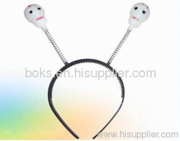 Halloween Plastic White Head Bopper