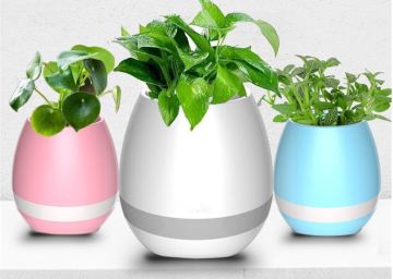 2017 Creative Smart Music Flowerpot with Bluetooth