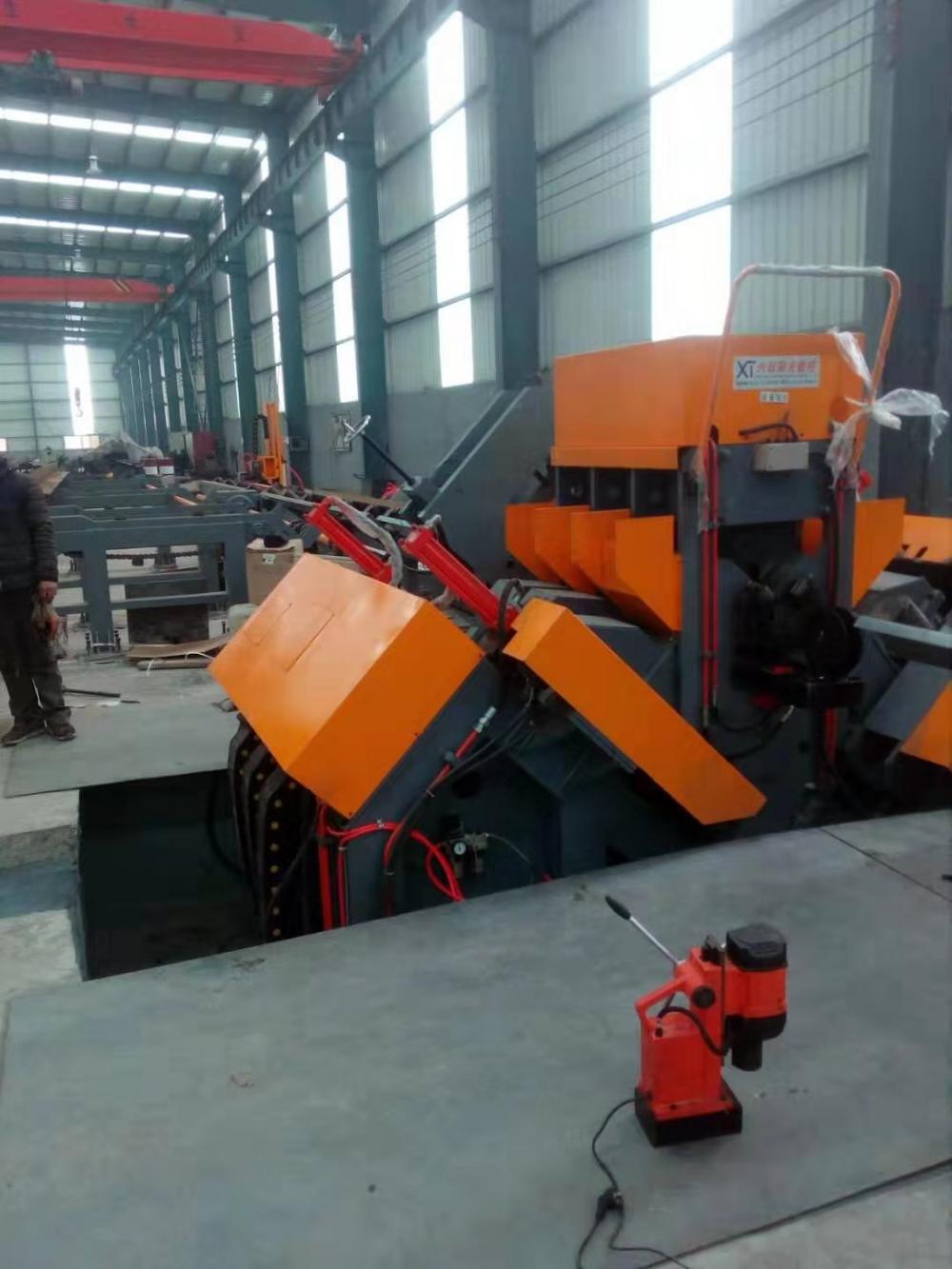 Three-point Agnle Steel Straightening and Bending Machine