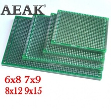 4pcs 6x8 7x9 8x12 9x15 cm 6*8 7*9 8*12 9*15cm double Side Copper prototype pcb Universal Board for Arduino