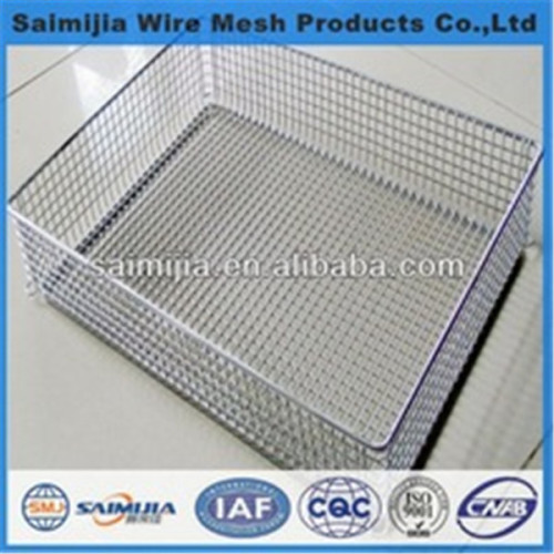 Saimijia metal mesh basket One-time get stone on top/metal basket