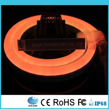2016 Alibaba 웹 사이트 에너지 절약 12V 주황색 LED 네온 플렉스 로프 라이트