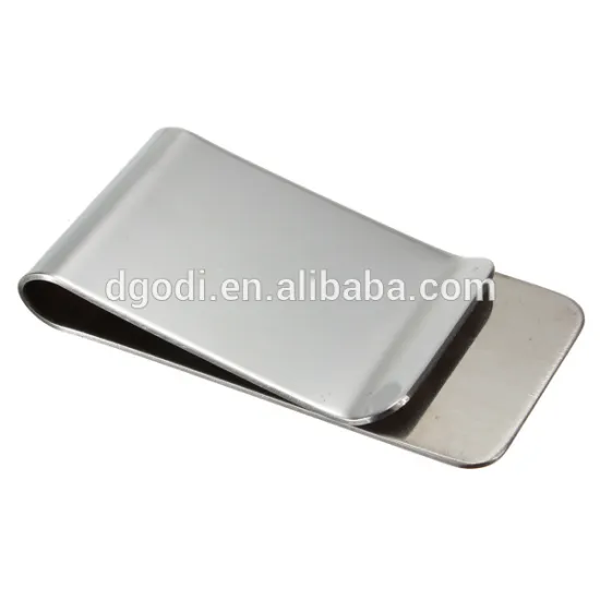 Alibaba China best quality best service custom stainless steel slim money clip