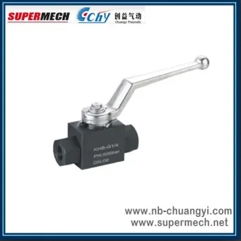 Khb-g Series 2 Way High Pressure Ball Valve 