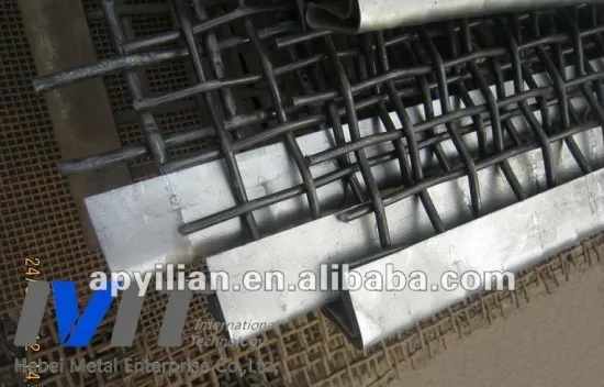 high carbon steel mine crimped sieving mesh