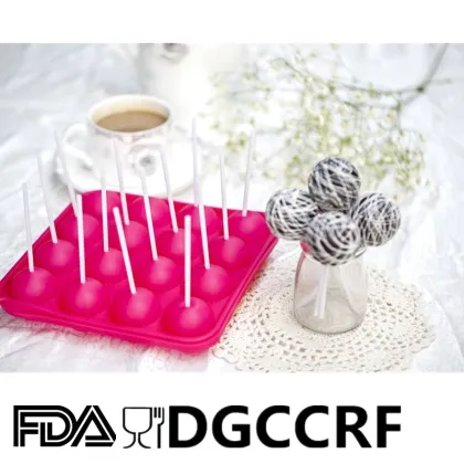 Beautiful and popular silicone cake pop maker lollipop candy mold