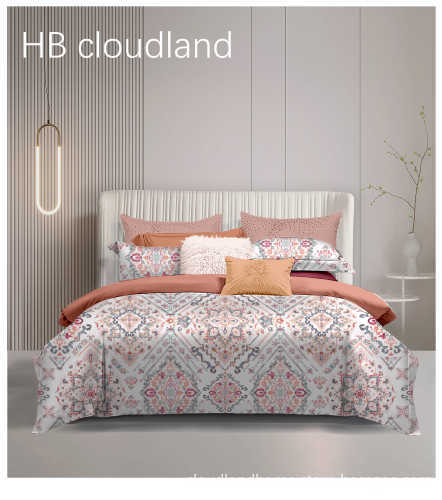 Cloudland Cotton Linen Duvet Cover Set - Queen Bedding Sets 3 Pieces