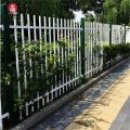 China Black Coated Steel Decorative Garden Fence Panel 8Ft Length 6Ft Height Black Galvanized Steel Fence Manufactory