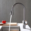 2022 Brass Water Tap Pull Out Kkitchen Faucet