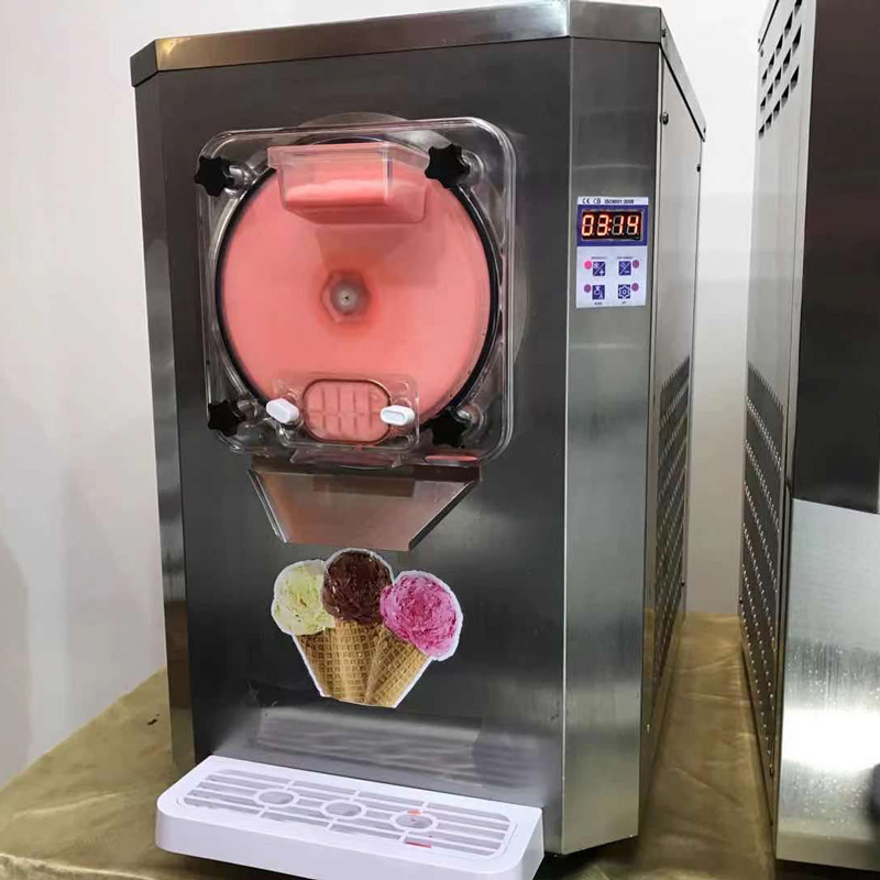 Small Commercial Home Made Italian Ice Cream Machine Batch Freezer Gelato Maker