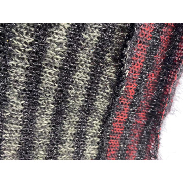 Nuevo estilo Lurex Knit Mesh Glitter Fabric