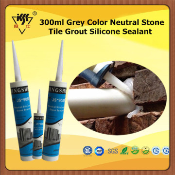 300ml Grey Color Neutral Stone Tile Grout Silicone Sealant